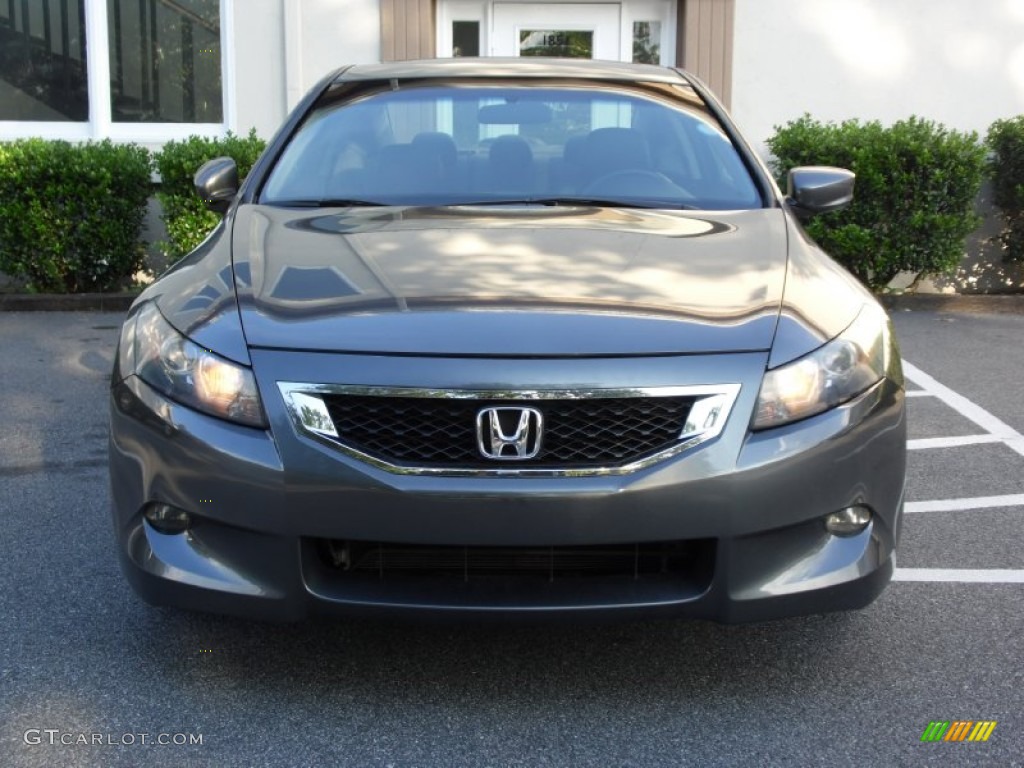 2008 Accord EX-L V6 Coupe - Polished Metal Metallic / Black photo #7