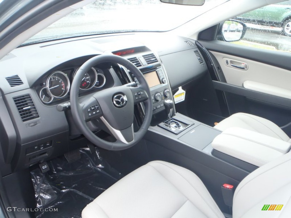 Sand Interior 2013 Mazda CX-9 Touring Photo #83507070