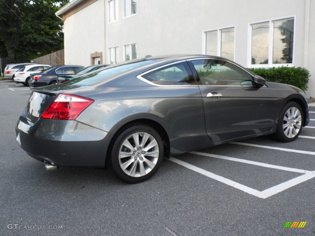 2008 Accord EX-L V6 Coupe - Polished Metal Metallic / Black photo #15