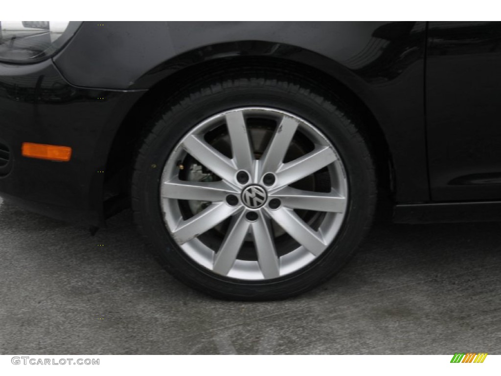 2011 Volkswagen Jetta TDI SportWagen Wheel Photo #83507268