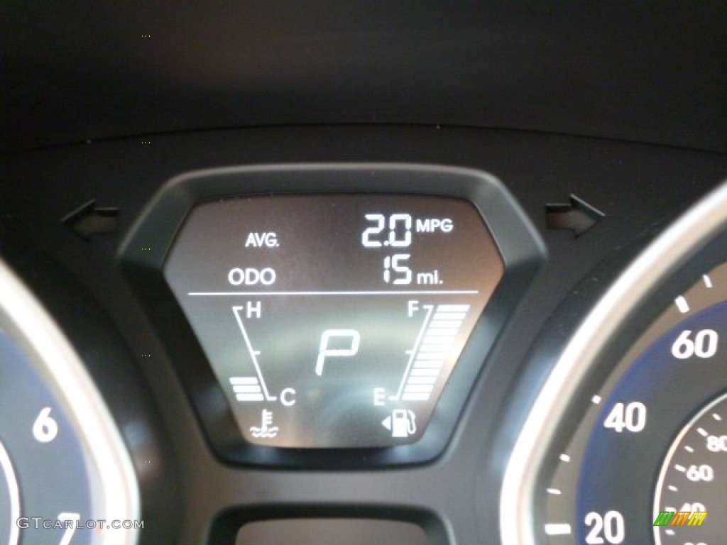 2013 Elantra Limited - Midnight Black / Gray photo #20