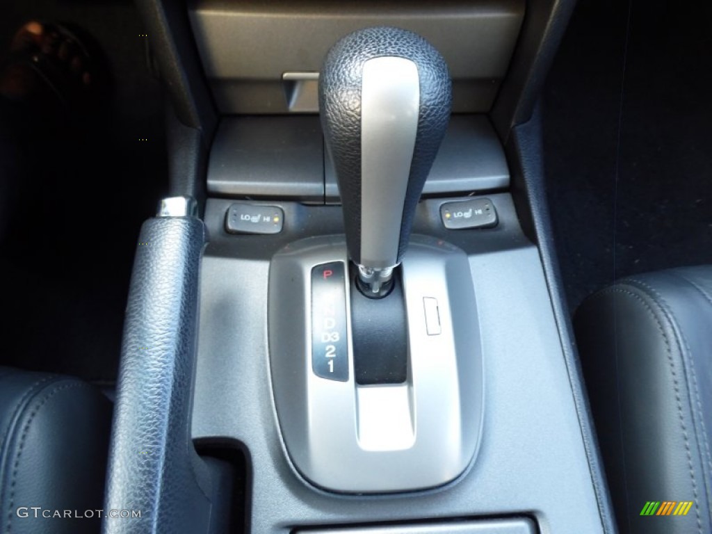 2008 Accord EX-L V6 Coupe - Polished Metal Metallic / Black photo #21