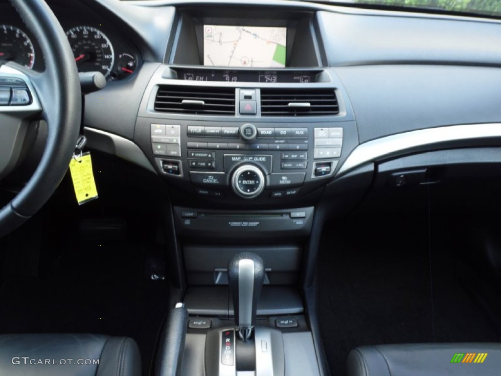 2008 Accord EX-L V6 Coupe - Polished Metal Metallic / Black photo #22