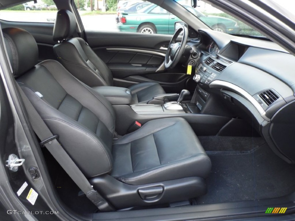 2008 Accord EX-L V6 Coupe - Polished Metal Metallic / Black photo #26