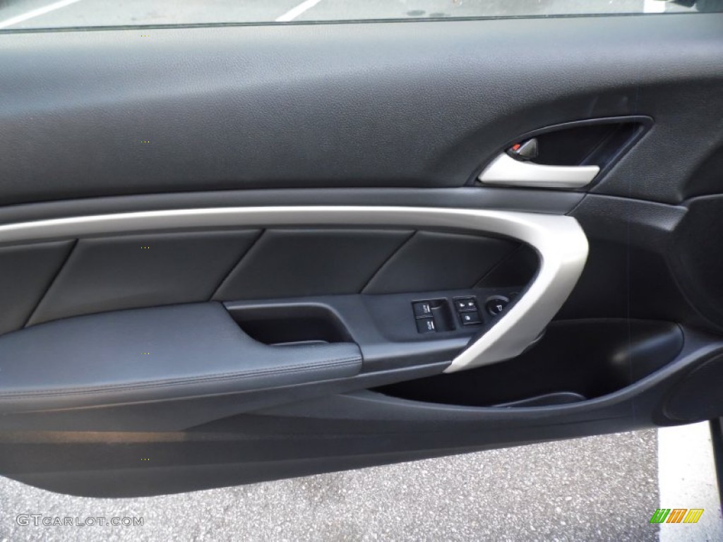 2008 Accord EX-L V6 Coupe - Polished Metal Metallic / Black photo #30