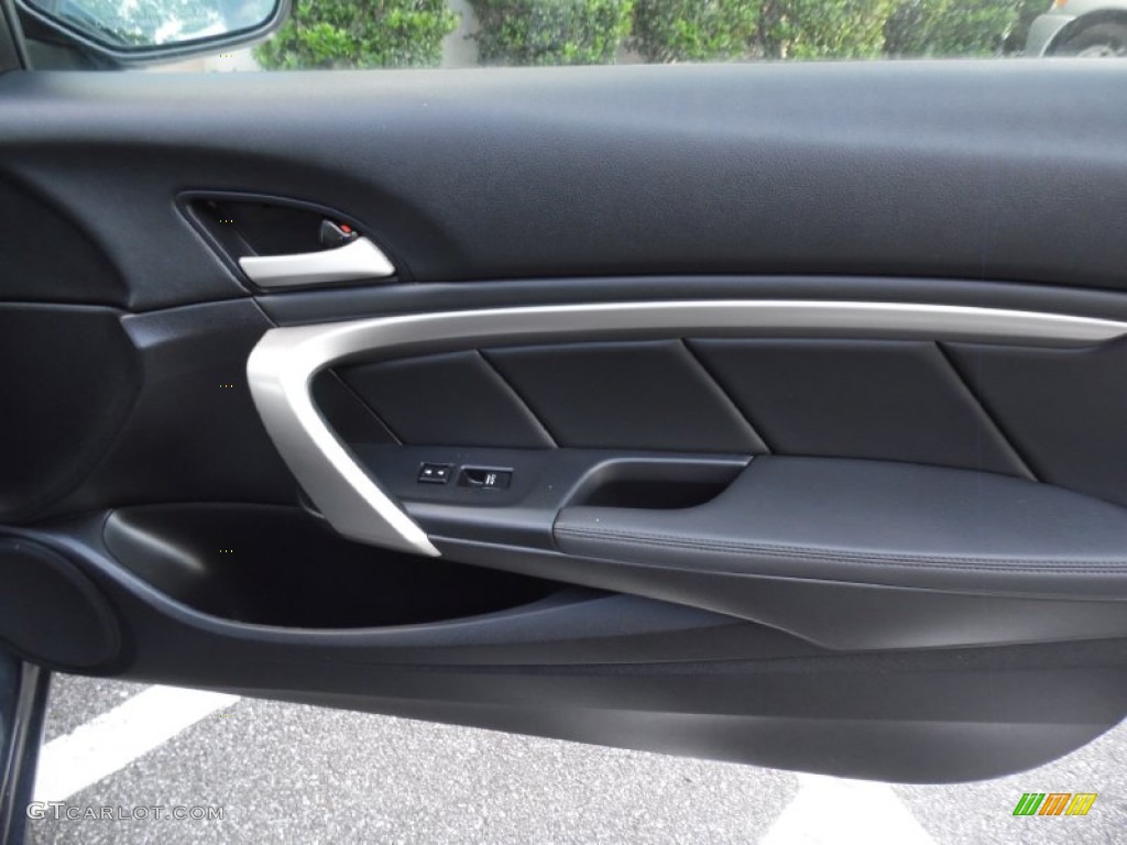 2008 Accord EX-L V6 Coupe - Polished Metal Metallic / Black photo #31