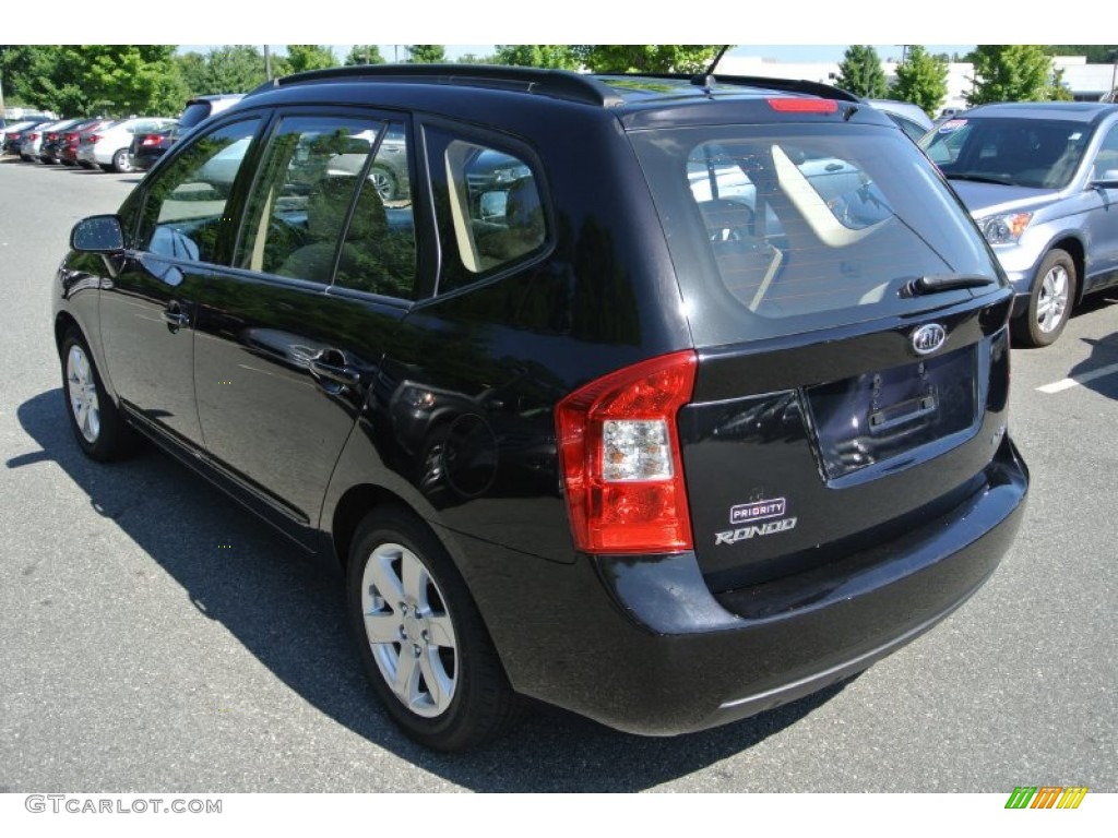 2008 Rondo LX V6 - Black Cherry / Beige photo #4