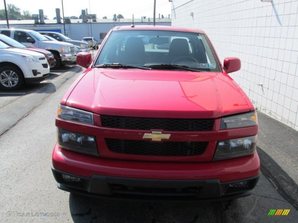 2012 Colorado Work Truck Extended Cab 4x4 - Victory Red / Ebony photo #3
