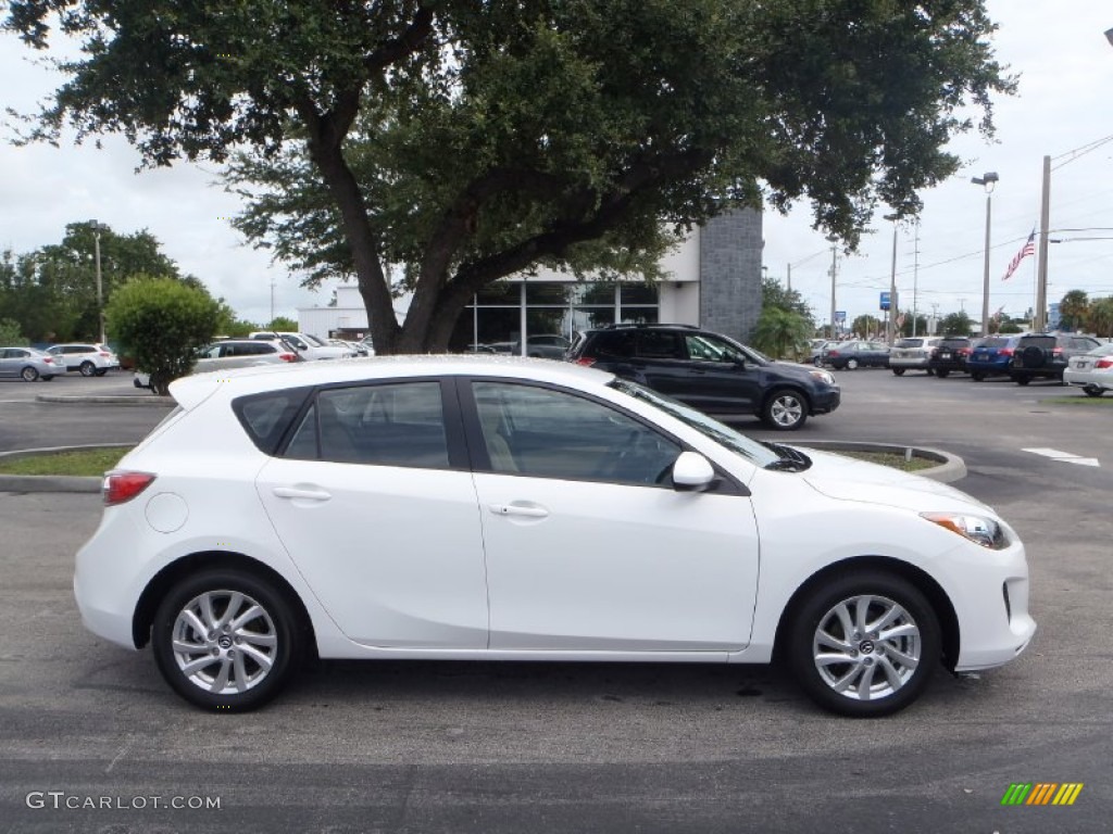 Crystal White Pearl Mica 2013 Mazda MAZDA3 i Touring 5 Door Exterior Photo #83508957