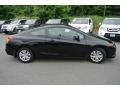 Crystal Black Pearl - Civic LX Coupe Photo No. 3