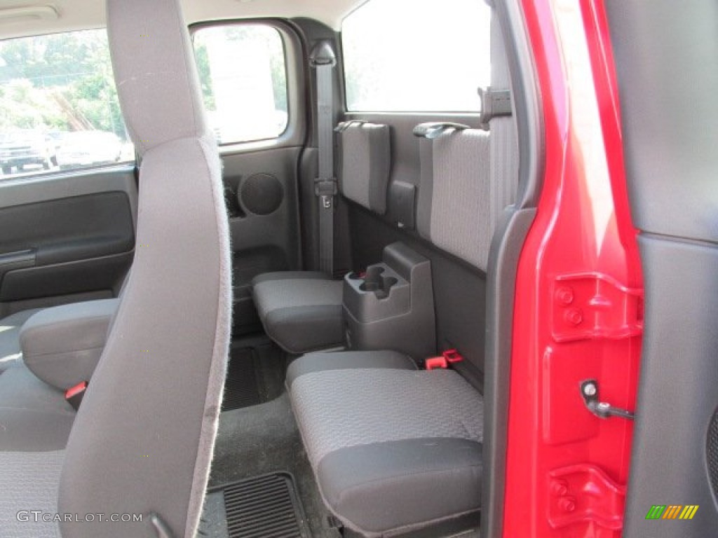 2012 Chevrolet Colorado Work Truck Extended Cab 4x4 Rear Seat Photo #83509029