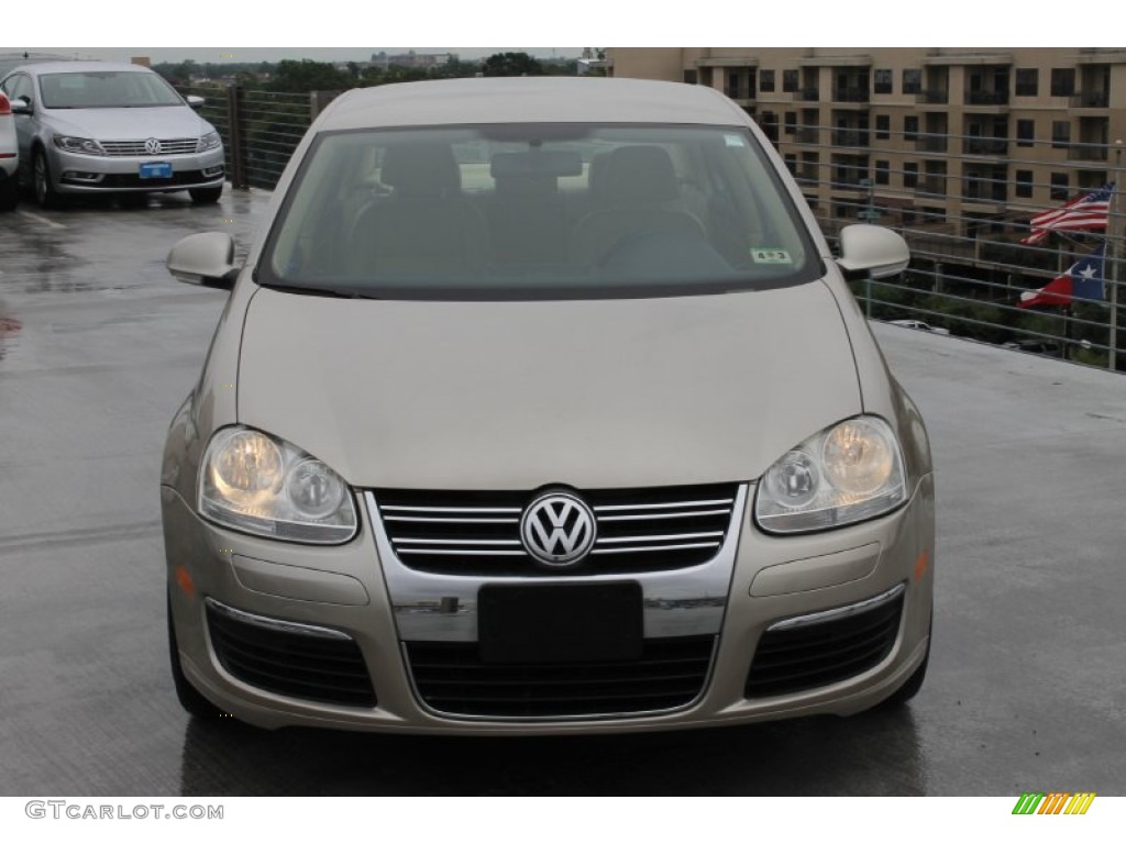 2007 Jetta 2.5 Sedan - Wheat Beige Metallic / Pure Beige photo #2