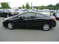 Crystal Black Pearl - Civic LX Coupe Photo No. 6