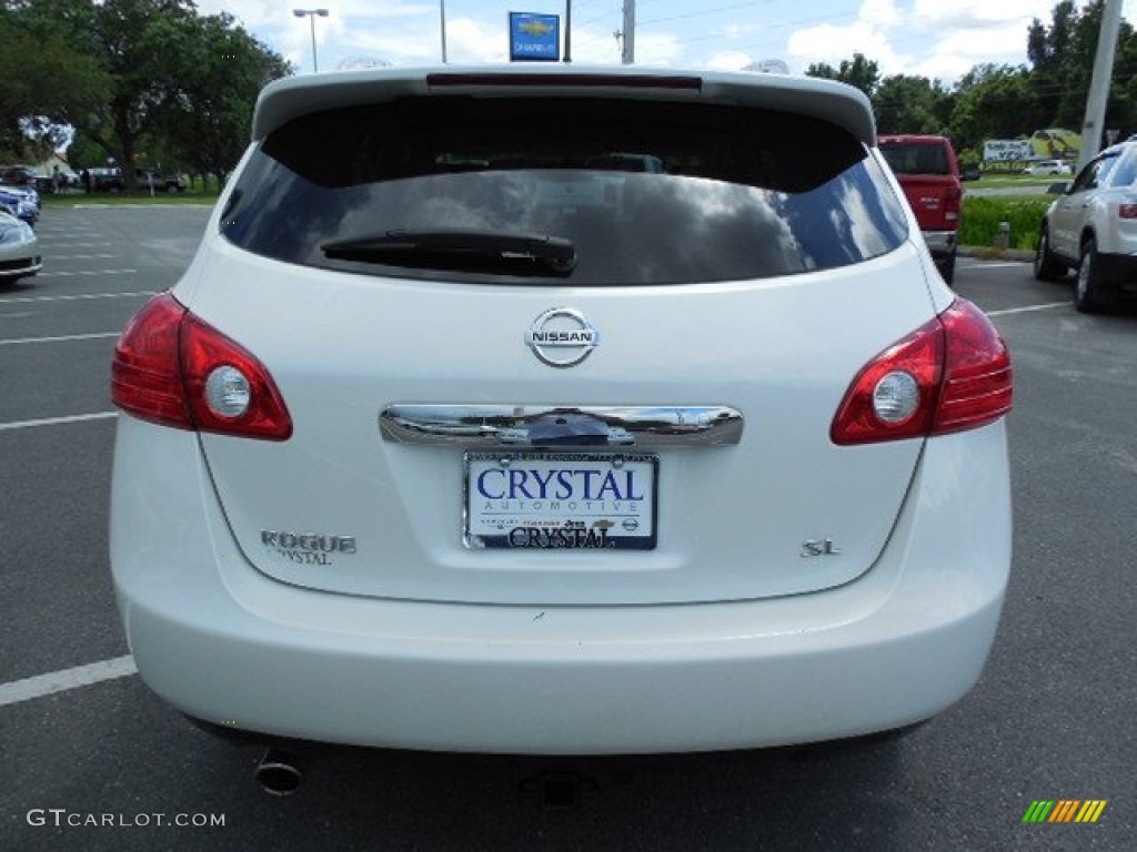 2012 Rogue SL - Pearl White / Gray photo #8