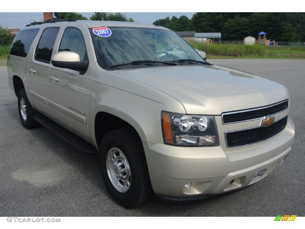 Gold Mist Metallic 2007 Chevrolet Suburban 2500 LT Exterior Photo #83510112