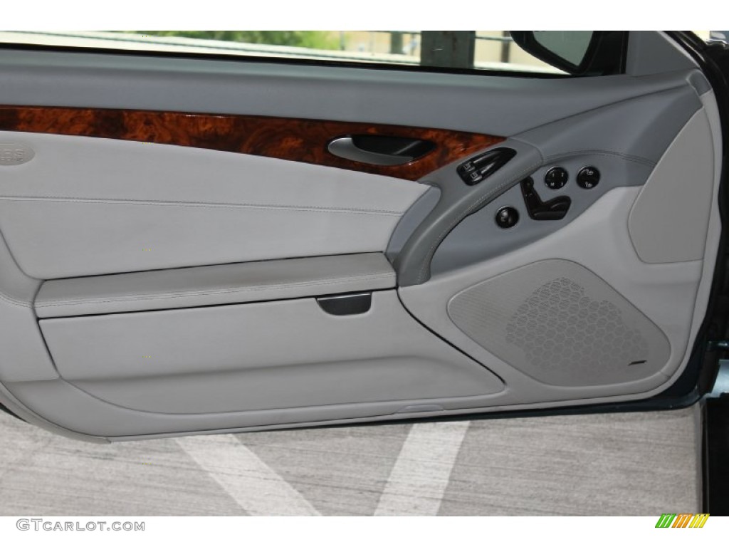 2007 Mercedes-Benz SL 550 Roadster Ash Grey Door Panel Photo #83511038