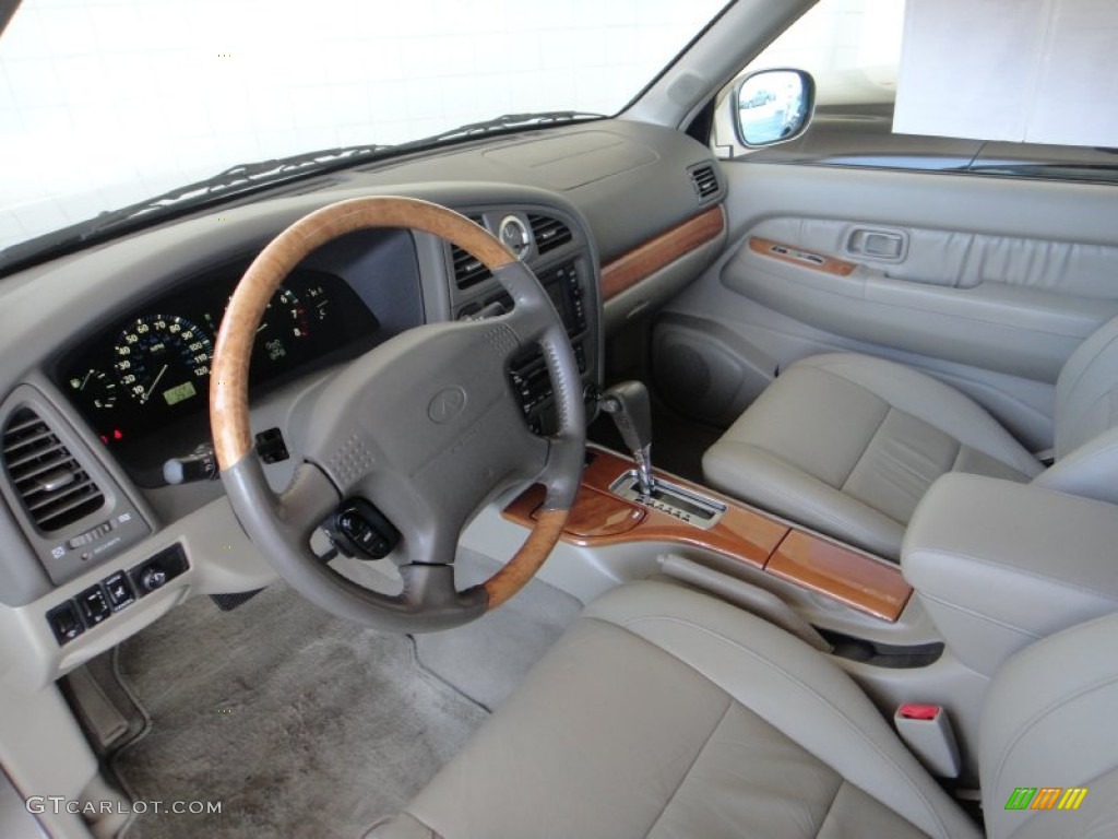 2001 QX4 4x4 - Bronze Metallic / Stone Beige photo #10