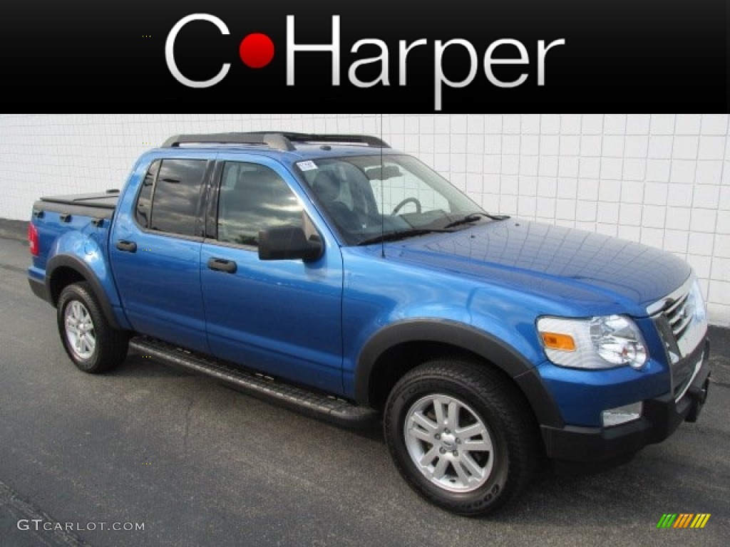 2010 Explorer Sport Trac XLT 4x4 - Blue Flame Metallic / Charcoal Black photo #1