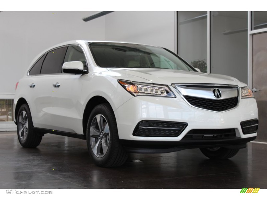 White Diamond Pearl 2014 Acura MDX SH-AWD Exterior Photo #83512725