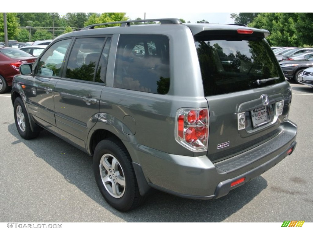 2007 Pilot EX-L - Nimbus Gray Metallic / Gray photo #4
