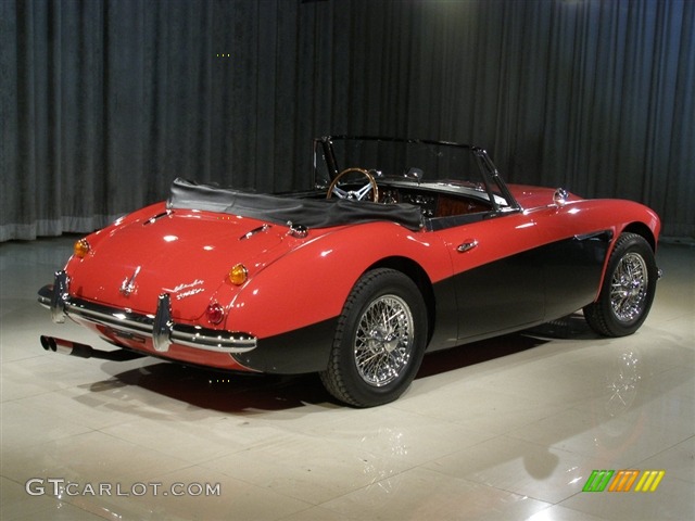 1966 Austin Healey 3000 MKIII BJ8, Red/Black / Black, Back Right 1966 Austin-Healey 3000 MK III Bj8 Parts