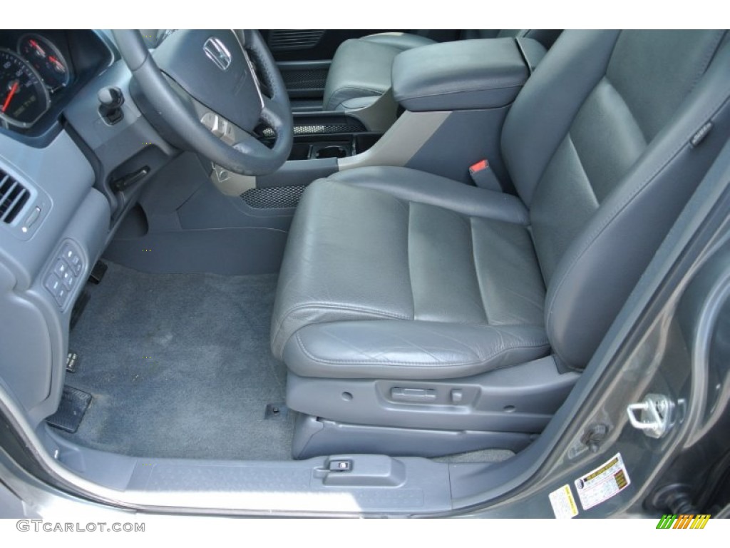 2007 Pilot EX-L - Nimbus Gray Metallic / Gray photo #8