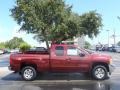 2013 Deep Ruby Metallic Chevrolet Silverado 1500 LT Extended Cab 4x4  photo #2