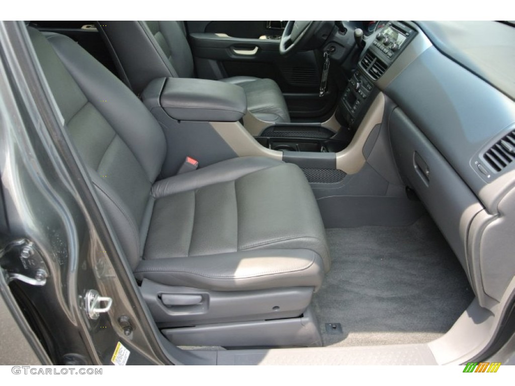 2007 Pilot EX-L - Nimbus Gray Metallic / Gray photo #21