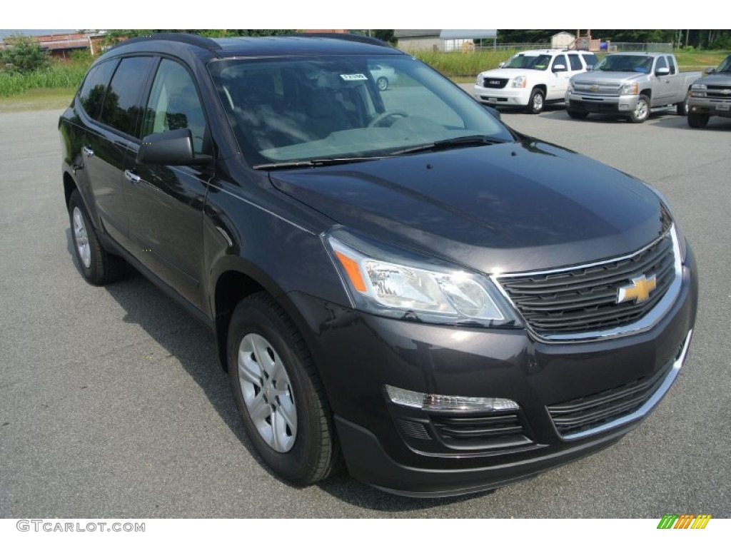 Tungsten Metallic 2014 Chevrolet Traverse LS Exterior Photo #83513439