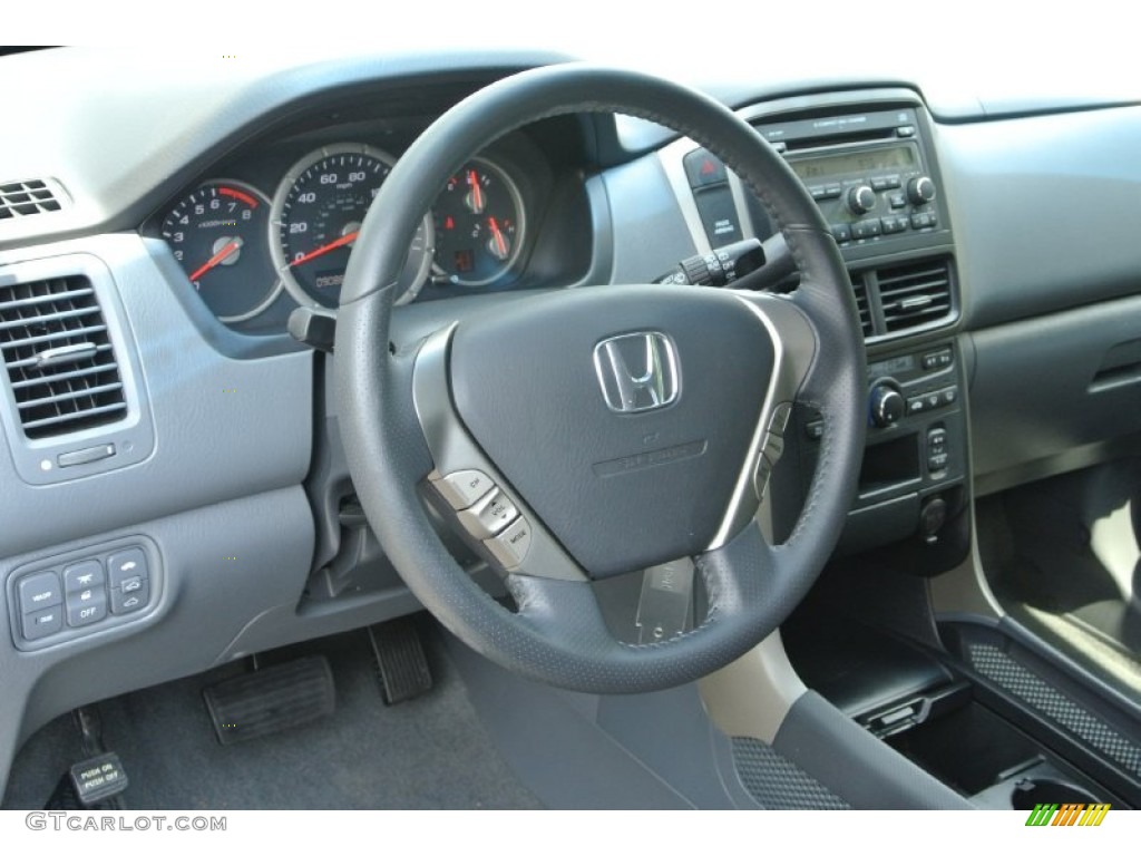 2007 Pilot EX-L - Nimbus Gray Metallic / Gray photo #26