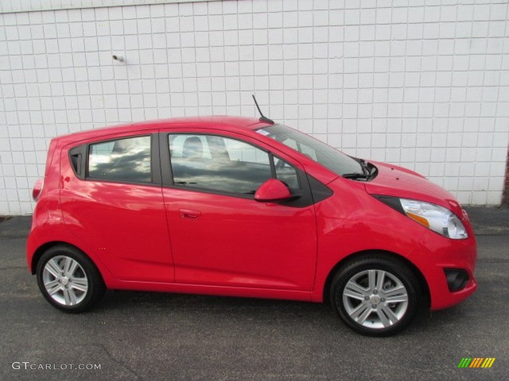 Salsa (Red) 2013 Chevrolet Spark LS Exterior Photo #83513795