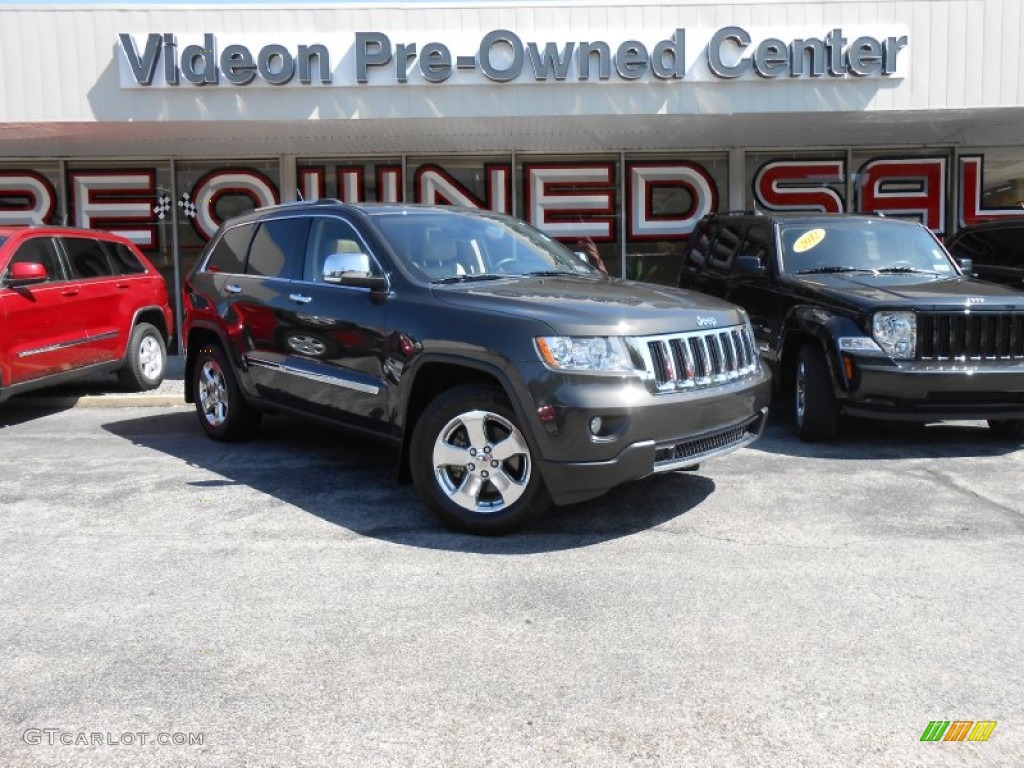 2011 Grand Cherokee Limited 4x4 - Dark Charcoal Pearl / Black/Light Frost Beige photo #1