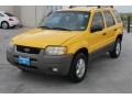 2001 Chrome Yellow Metallic Ford Escape XLT V6  photo #3