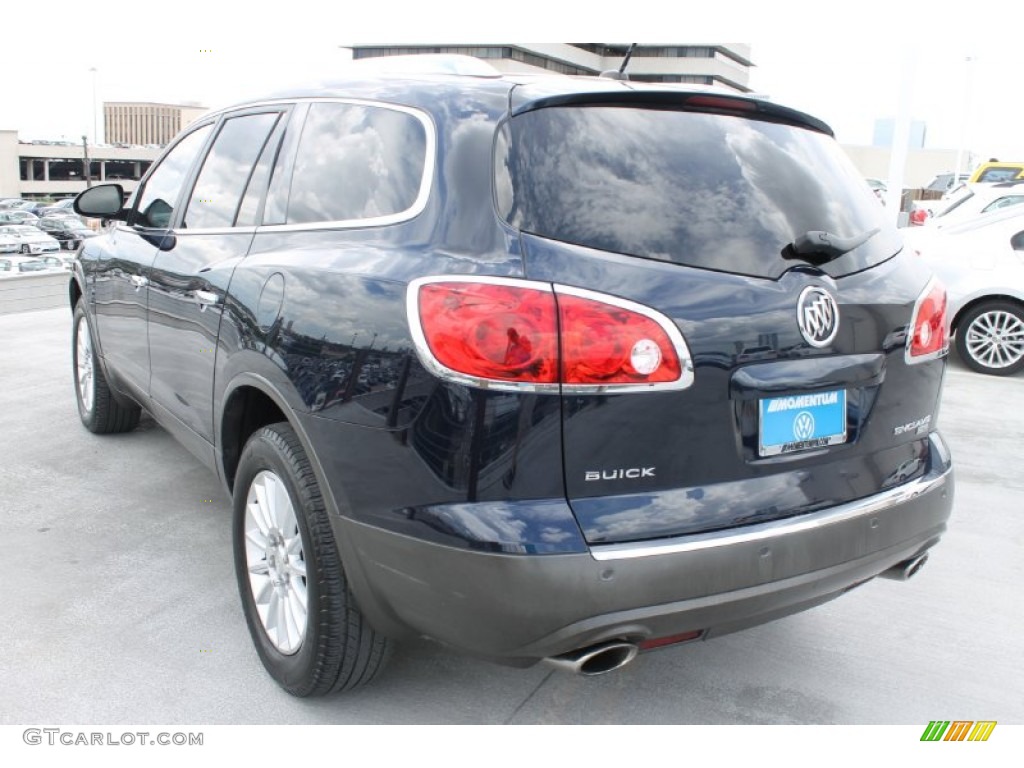 2011 Enclave CXL - Ming Blue Metallic / Titanium/Dark Titanium photo #7