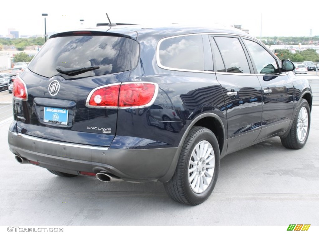 2011 Enclave CXL - Ming Blue Metallic / Titanium/Dark Titanium photo #9