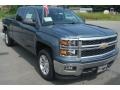 2014 Blue Granite Metallic Chevrolet Silverado 1500 LT Crew Cab 4x4  photo #1