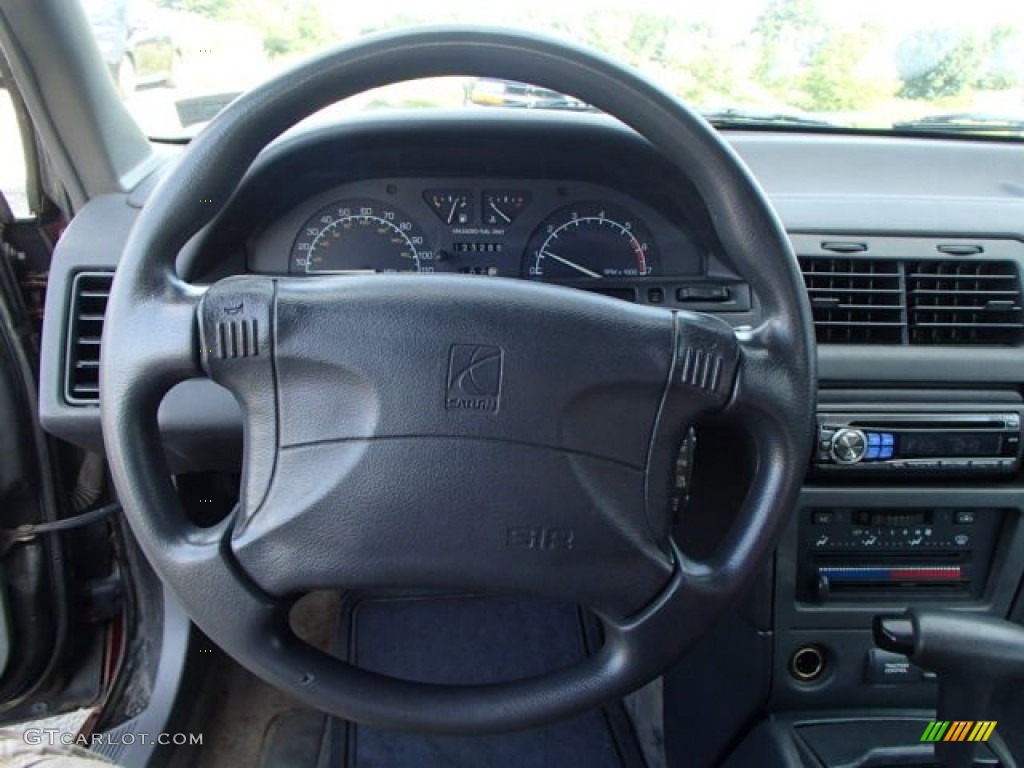 1993 Saturn S Series SL1 Sedan Gray Steering Wheel Photo #83516541