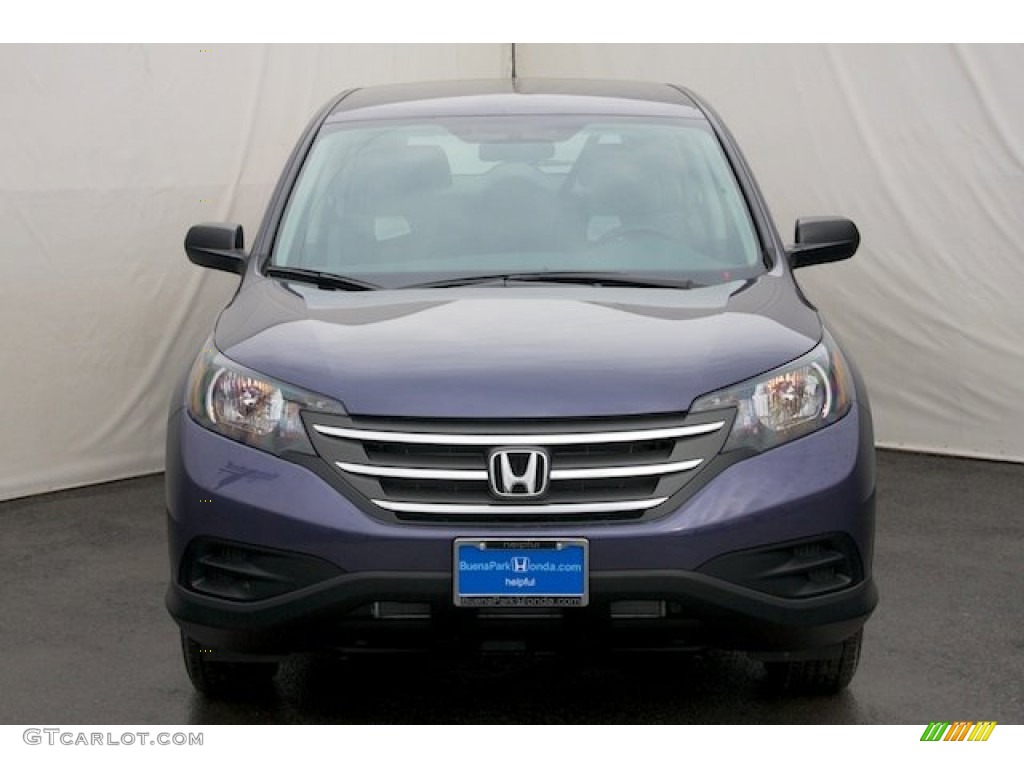 2013 CR-V LX - Twilight Blue Metallic / Gray photo #2