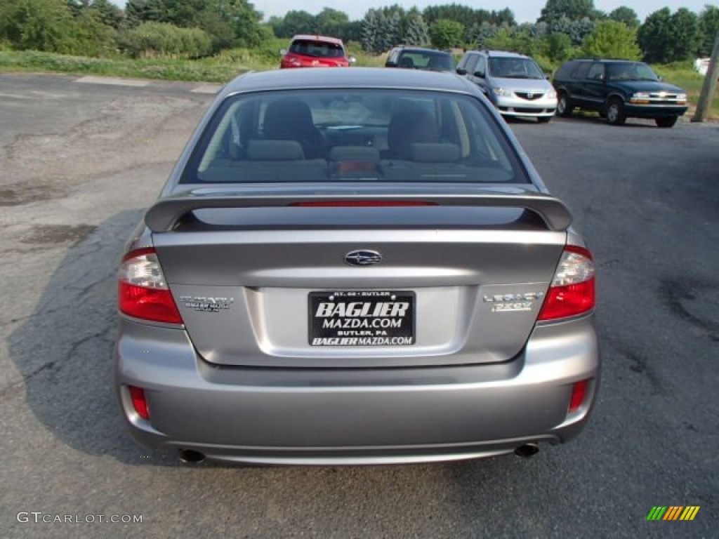 2008 Legacy 2.5i Sedan - Newport Blue Pearl / Off Black photo #7