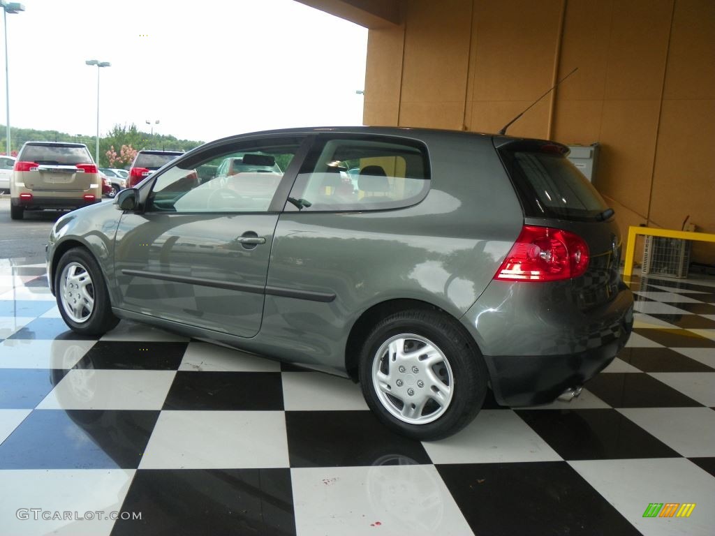 2008 Rabbit 2 Door - Sage Green Metallic / Art Grey photo #4