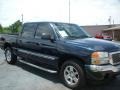 2007 Deep Blue Metallic GMC Sierra 1500 SLE Crew Cab 4x4  photo #3