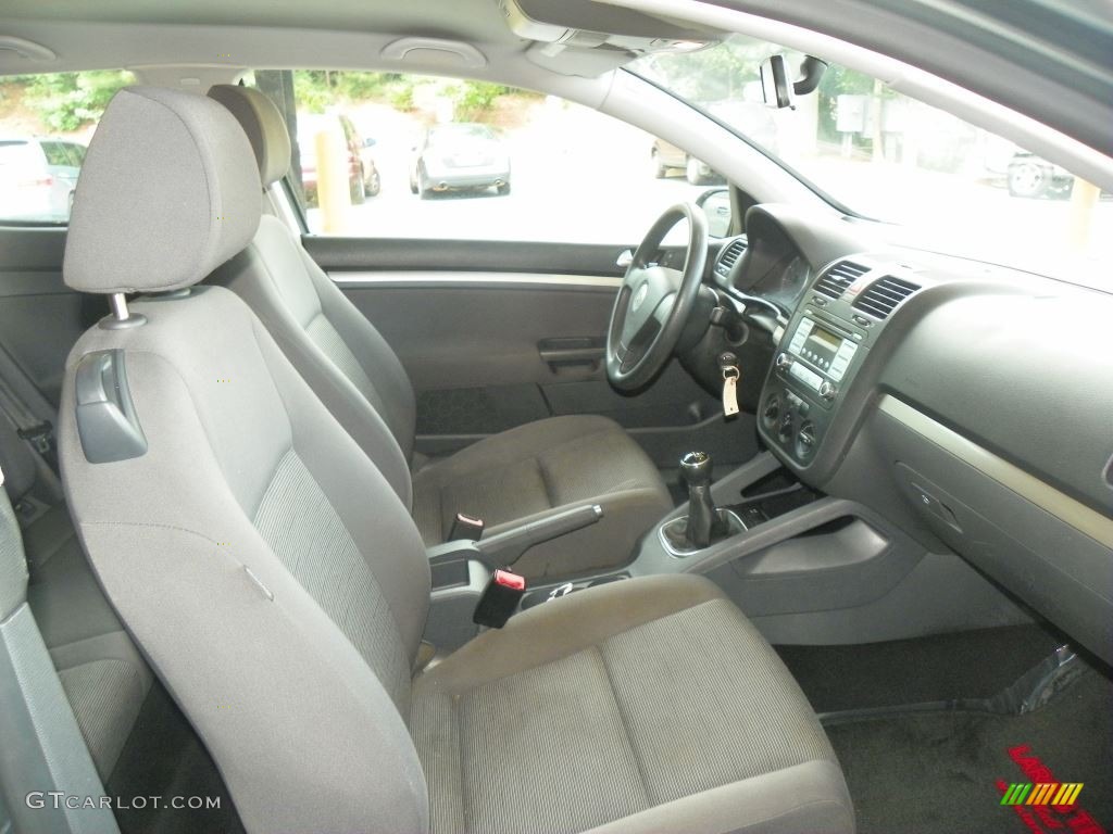 2008 Rabbit 2 Door - Sage Green Metallic / Art Grey photo #10