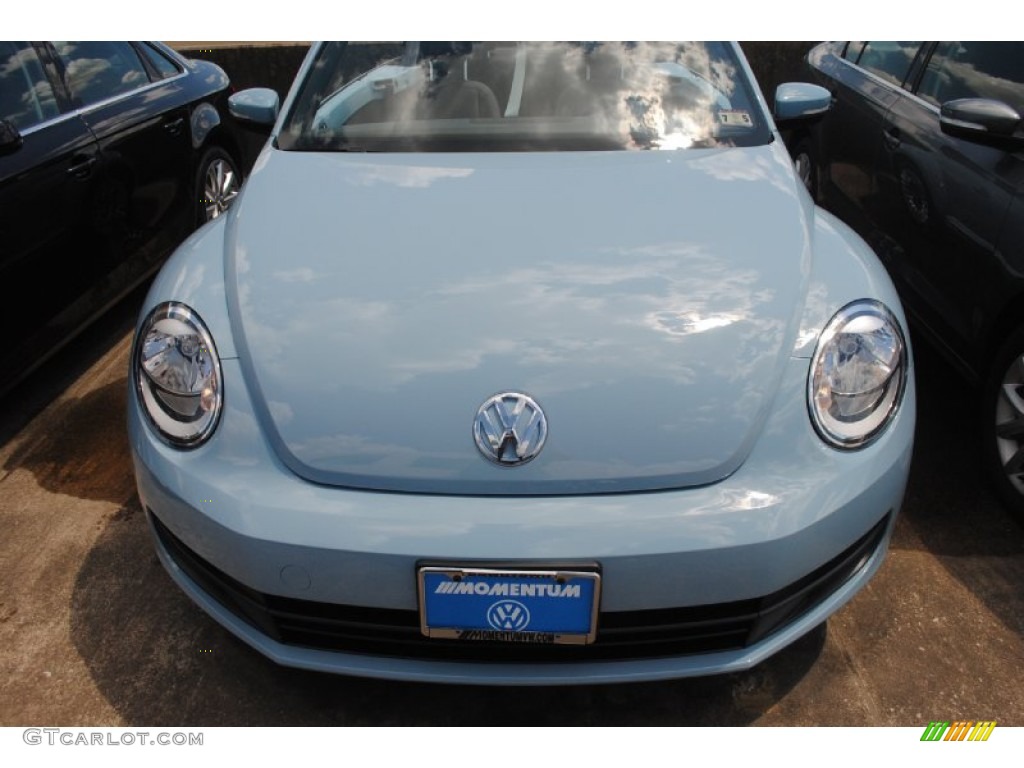 2013 Beetle 2.5L Convertible - Denim Blue / Titan Black photo #2