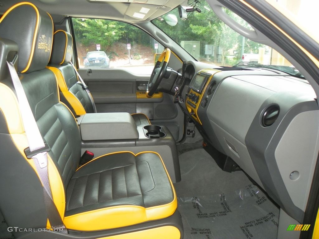 2005 F150 XL SuperCab - Yellow / Black/Yellow photo #10