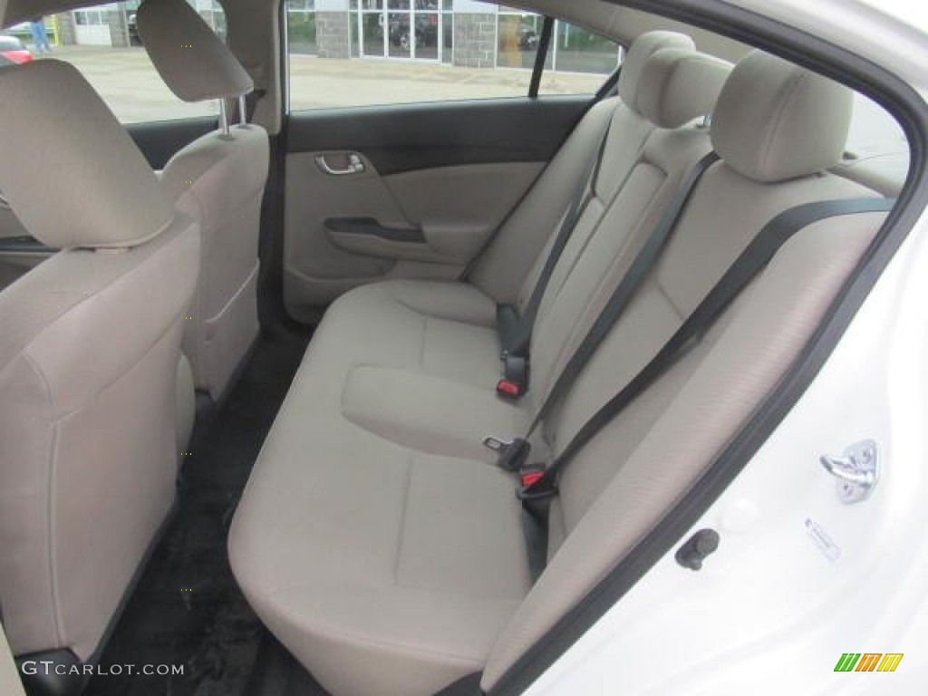 2013 Honda Civic EX Sedan Rear Seat Photos