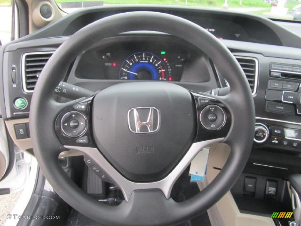 2013 Honda Civic EX Sedan Steering Wheel Photos
