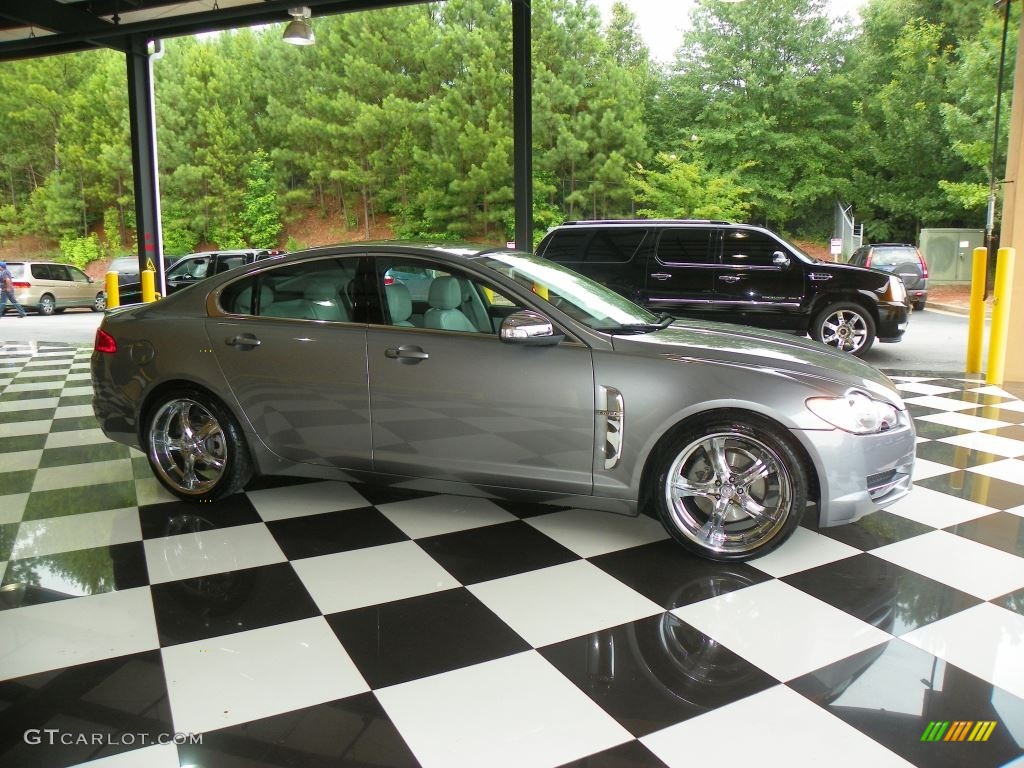 2009 XF Luxury - Lunar Grey Metallic / Dove/Charcoal photo #1