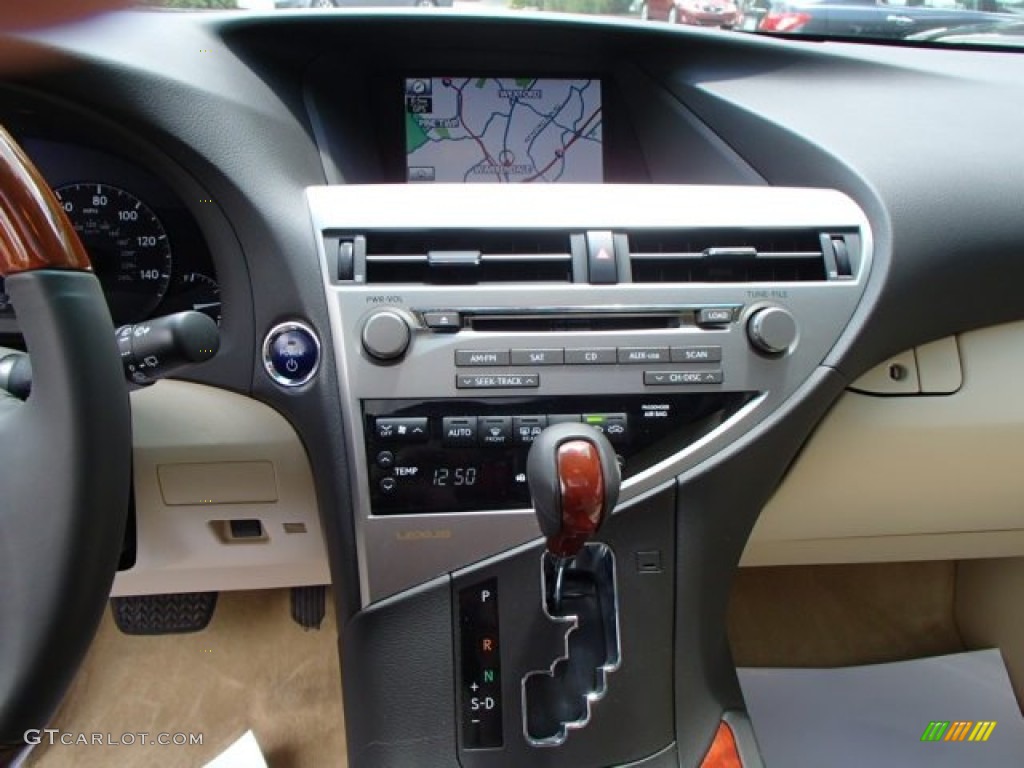 2010 RX 450h AWD Hybrid - Obsidian Black / Parchment/Brown Walnut photo #14