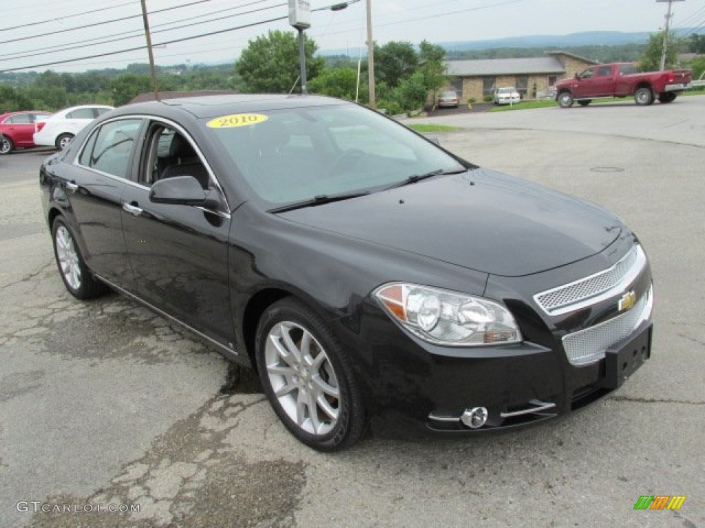 Black Granite Metallic 2010 Chevrolet Malibu LTZ Sedan Exterior Photo #83523093