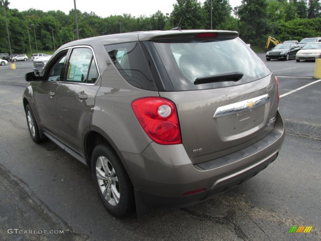 2010 Equinox LS AWD - Mocha Steel Metallic / Jet Black/Light Titanium photo #5